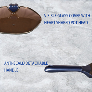 Wok de Aluminio Fundido de 32 cm, Antiadherente, Profesional, Apto para Horno, de Alta Calidad, Venta Caliente - Product Image 5