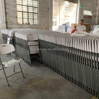 Ensemble de table et chaises pliantes en plastique blanc de 6 pieds de haute qualité pour 6 à 8 personnes, idéal pour les événements et les locations de fêtes de jardin