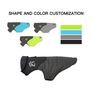 Fabricant vente en gros logo personnalisé Oxford manteaux pour chiens vêtements pour animaux de compagnie hiver - Product Image 4