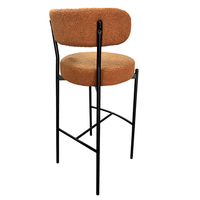 Comptoir de haute qualité pour restaurant moderne Chaise de bar pour cuisine de luxe personnalisée Chaise de salle à manger en métal Tabouret de bar