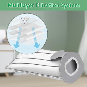 Sac à poussière non tissé de remplacement compatible avec l'aspirateur Vorwerk <span class=keywords><strong>Kobold</strong></span> FP7, <span class=keywords><strong>pièces</strong></span> <span class=keywords><strong>détachées</strong></span> - Product Image 2
