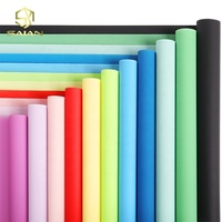 Rouleaux de vinyle PVC givré translucide couleur unie, simili cuir pour nœuds, sacs, couvertures de livres, matériaux de bricolage