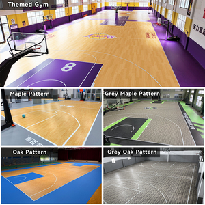 Venta de Fábrica: Cancha de Baloncesto Multiusos de Vinilo Resistente para Interiores con Logotipo Personalizable, Garantía de 10 Años y Fácil Instalación - Product Image 2