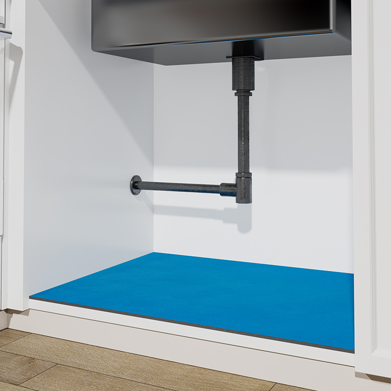 Tapis de placard sans lavage - bleu marine minimaliste