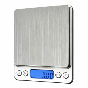 Balance électronique LCD pour bijoux, Balance de cuisine pour la cuisson du thé, pesée numérique 0.01g 0.1g 500g 1kg