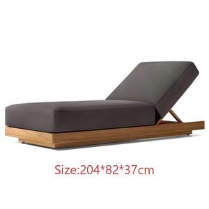 Chaise longue de luxe pour piscine, chaise longue de plage en aluminium, mobilier d'extérieur, chaise longue de soleil, lit de plage, extérieur - Product Image 6