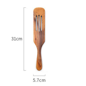 Lot de 5 Spurtles en Bois Personnalisés en Gros – Accessoires de Cuisine en Acacia, Bambou, Hêtre, Teck – Ustensiles, Outils, Support pour Cuillères et Repose-Bol - Product Image 6