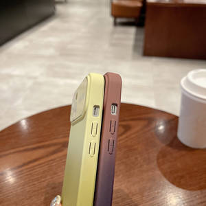 Colore contrasto grande finestra custodia per <span class=keywords><strong>iPhone</strong></span> 15 14 Plus <span class=keywords><strong>13</strong></span> 12 11 <span class=keywords><strong>Pro</strong></span> <span class=keywords><strong>Camera</strong></span> protezione pelle sentire in Silicone <span class=keywords><strong>Cover</strong></span> antiurto - Product Image 3