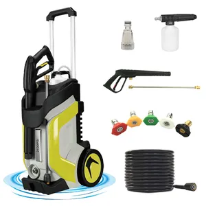 Electric Pressure Washer Car Wash Machine Automatic Cleaning Equipment Water Pump High Pressure Pump 200 Bar Customization 5M 8M