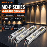 Alimentation électrique pour transformateur LED à tension constante AC-DC 12V 24V 50/60Hz à haute efficacité 94% avec variateur de luminosité