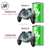 Offre Spéciale AK77 noir contrôleur de jeu Mobile téléphone manette de jeu intégré déclencheur de ventilateur de refroidissement pour Pubg Joystick contrôleur Rechargeable