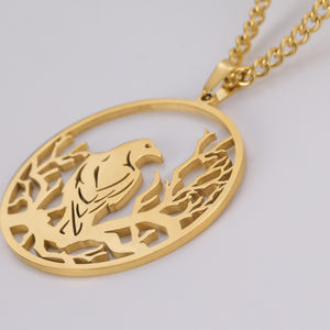 Myshape <span class=keywords><strong>Arbre</strong></span> <span class=keywords><strong>de</strong></span> <span class=keywords><strong>Vie</strong></span> Ravan Corbeau Vikings <span class=keywords><strong>Collier</strong></span> Animal Gardien Protection Nordique Amulette Acier Inoxydable Bijoux Wiccan - Product Image 2