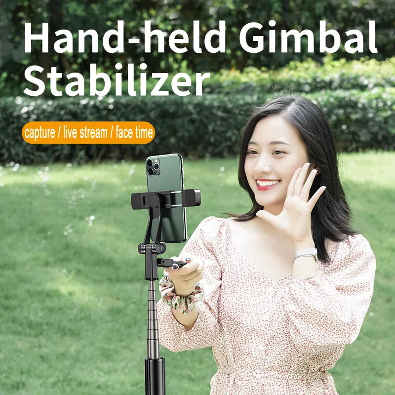 K30 Mobile Phone Handheld Gimbal Stabilizer Video Shooting Balance Steady Selfie Stick Tripod Anti-Shake Selfie Sticks