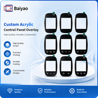 Autocollants pour panneaux électroniques en acrylique résistant aux rayures OEM - Étiquettes en polycarbonate avec impression personnalisée