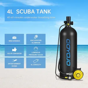 Equipo de Buceo con Cilindro de Oxígeno de 4L, Respirador para Snorkel de 40-60 Minutos, Cilindro de Oxígeno para Buceo - Product Image 2