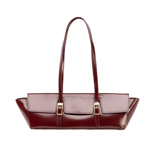 Bolso Tote de Gran Capacidad de Cuero Genuino con Doble Hebilla, Estilo Europeo Americano Le Bateau, Moderno y Lujoso para Dama, con Dos Correas para Hombro - Product Image 1