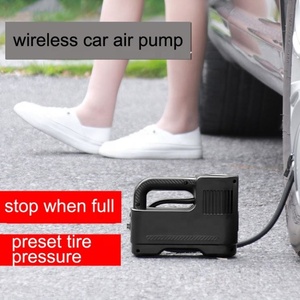 Compresseur d'air numérique portable sans fil 12V pour pneus, pompe à air automatique avec manomètre, <span class=keywords><strong>mini</strong></span> compresseur pour gonflage de pneus de voiture - Product Image 5