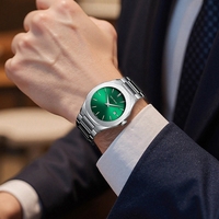 Jam Tangan Pria Mewah Tipis Mini Focus 0620G Baru Bahan Stainless Steel Tahan Air Minimalis Quartz