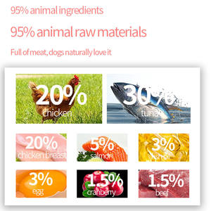 צ 'יקו בחר מזון יבש מותאם אישית עבור כלבים כלבים חתולים מתכונים בשר עשירים עם טעם דגים oem/odm אריזת שקית - Product Image 4