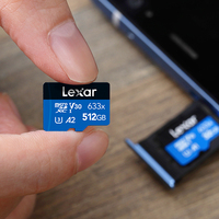 Authentique Lexar 633X Carte Micro-SD V30 4K Vidéo 64GB 128GB jusqu'à 100 M/S Convient pour Téléphones Tablettes Caméras DVR