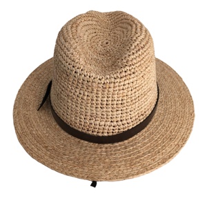 Natural Raffia Straw Panama Travelling Beach Sun <b>Hat</b> - Product Image 3