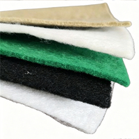 Tissu géotextile non tissé industriel en PET, aiguilleté, 100-800g/m², anti-âge, pour la construction routière et ferroviaire, séparation