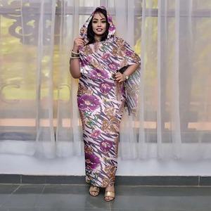 Tissu Voile Japonais de Haute Qualité, Luxe Personnalisé, Styles Africains de Dubaï, 5 Yards, Toub Traditionnel Soudanais pour Femmes - Product Image 2