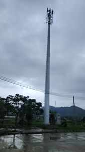 गैल्वेनाइज्ड स्टील मोनोसोल टेलीकॉम टॉवर संचार मास्ट सिग्नल पोल 5 जी बेस स्टेशन मोबाइल सेलुलर एंटीना टॉवर 20 मीटर 30 मीटर - Product Image 4