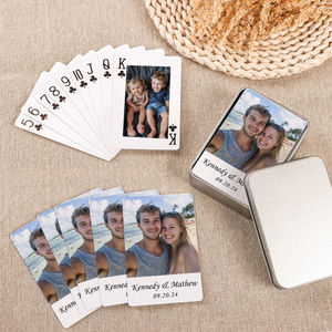 Jeu de cartes à jouer personnalisé Impression d'album photo personnalisé Cartes de poker alternatives - Product Image 4