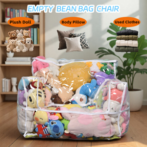 Funda Transparente para Silla Puff de Peluche para Niños, Funda Extra Grande Impermeable de TPU para Silla Puff con Cierre - Product Image 5