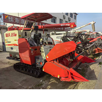 Moissonneuse-batteuse sur chenilles Lovol RG60 pour riz, blé, soja, céréales, avec moteur diesel, boîte de vitesses, semi-automatique, largeur de travail de 2200 mm