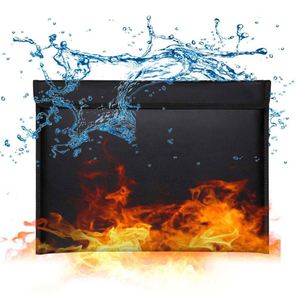 CUSTOM High Quality Fire Water Resistant Office <b>Document</b> <b>Bag</b> Fireproof File Collection <b>Bag</b> Folder Pattern Business Office Use - Product Image 3