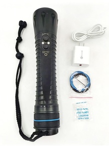 Torcia Subacquea Professionale IP68 120M Ricaricabile per Immersioni, Pesca Subacquea ed Esplorazione delle Grotte - Product Image 2