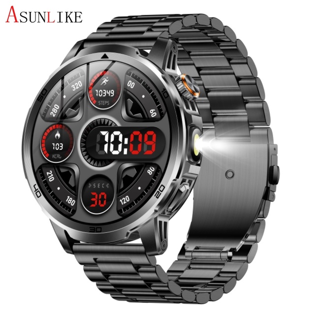 New Arrival AK95 Sport Smart Watch for Unisex 1.82inches HD Screen BT Calling Multiple Sports Modes Outdoor Two Color LED Light