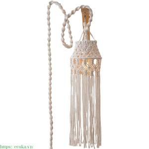 Nordique Bohême Tissé Respirant Éclairage Suspendu Lustre Décor Macramé Boho Tapisseries Abat-Jour Offre Spéciale et Pas Cher Prix - Product Image 3