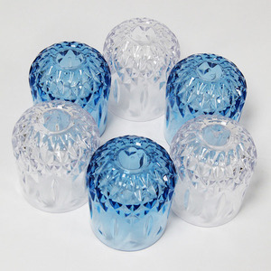 Modern <strong>Acrylic</strong> Rock Tumbler Unbreakable Polycarbonate Plastic Wine <strong>Glasses</strong> 1pcs OEM Free Samples - Product Image 3
