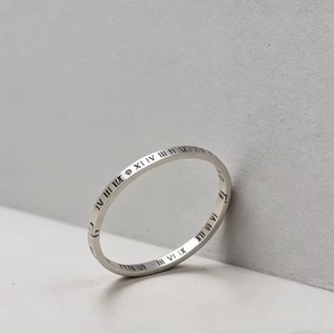 <span class=keywords><strong>Bracelet</strong></span> à chiffres romains pour femmes et hommes, <span class=keywords><strong>bracelet</strong></span> articulé avec diamants CZ, <span class=keywords><strong>or</strong></span> rose 18 carats, <span class=keywords><strong>argent</strong></span>, bijoux pour tous les jours et les fêtes - Product Image 4