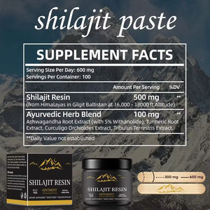 Gomitas de Shilajit del Himalaya, 60 Unidades, Veganas, Sabor a Cereza Negra, Suplementos Herbales, Producto de Belleza, Dosis para Mujeres - Product Image 3