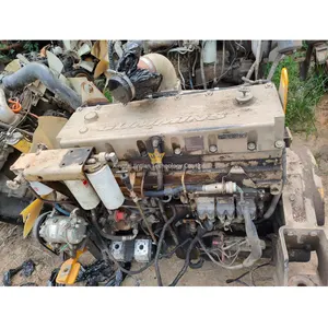Mesin diesel excavator bekas M11 QSM11 perakitan mesin dengan pompa hidrolik untuk mesin konstruksi
