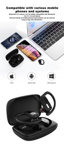 หูฟัง <span class=keywords><strong>T17</strong></span> Tws น่ารัก พร้อมที่เกี่ยวหู ขนาดเล็ก พกพาสะดวก หูฟังไร้สายสำหรับเล่นกีฬา ระบบตัดเสียงรบกวน CVC หูฟังอัจฉริยะ <span class=keywords><strong>T17</strong></span> สำหรับสมาร์ทโฟน - Product Image 2