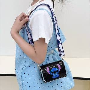 Tas Selempang Anak Modis Baru, Tas Selempang Anak Perempuan Motif Stitch, Tas Aksesori Anak Lucu Bergambar Kartun - Product Image 4