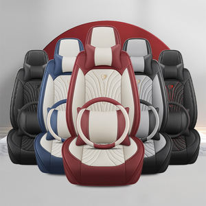 Housse de siège de voiture en cuir Nappa Perch Glow Full Surround, ensemble intérieur, style professionnel, applicable quatre saisons, compatible avec la plupart des véhicules - Product Image 1