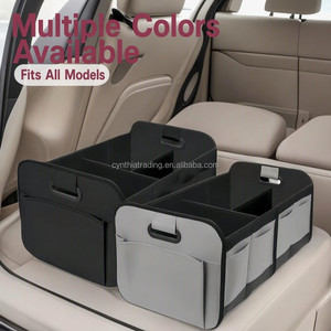 Organizer <span class=keywords><strong>per</strong></span> Bagagliaio <span class=keywords><strong>Auto</strong></span> Pieghevole di Grande Capacità - Scatola Portaoggetti Impermeabile in Tessuto Oxford, Multi-Scomparto, Adatto <span class=keywords><strong>per</strong></span> SUV e MPV - Product Image 2