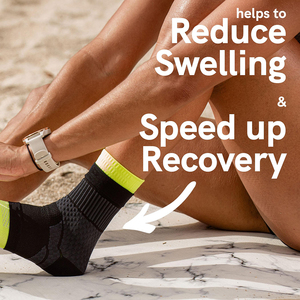 Calcetines de compresión para pies y tobillos, neuropatía de compresión con punta abierta, tendinitis de Aquiles, fascitis plantar - Product Image 6