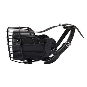 Cani da addestramento traspirante maschera di sicurezza a prova di morso pesante cane gabbia di museruola regolabile - Product Image 2