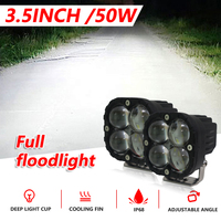Haute Qualité Puissance 5000LM Offroad 4X4 Chariot 3.5 Pouces Spot Led Conduite Lumière pour Ford UTV ATV