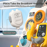 Jouet éducatif multifonctionnel pour bébé, simulation de cockpit d'avion, expérience de pilotage, jouets d'avion avec son et lumière