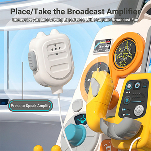 <span class=keywords><strong>Jouet</strong></span> éducatif multifonctionnel pour bébé, simulation de cockpit d'<span class=keywords><strong>avion</strong></span>, expérience de pilotage, jouets d'<span class=keywords><strong>avion</strong></span> avec son et lumière - Product Image 4
