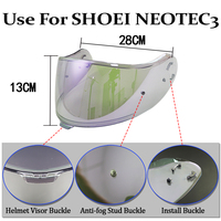 Visière photochromique CNS-3C de remplacement pour casque de moto NEOTEC3 CNS-3C, pare-brise en verre, protection UV