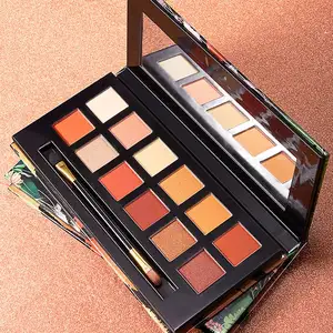 OEM BILDER eigenmarke individuell großhandel koreanische tiger 12 farben kosmetik schönheit make-up wasserdichte lidschatten palette